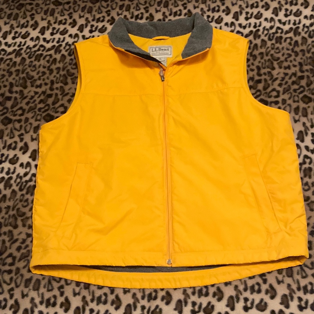 L.L. BEAN Vest Men’s Size XL O BDR4 Fully Lined Winter Vest Zip Front